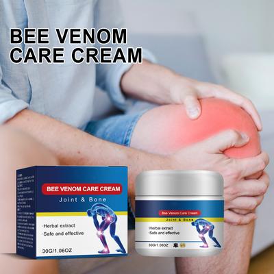 Крем для ухода за суставами Bee Joint Care Cream снимает боли в плечах, шее, поясничном отделе позвоночника, коленях, заботится о суставах и теле