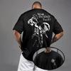 2026 Summer Hot Sale New Who Decided That_ Warrior Print T Shirt Unisex Casual Harajuku Hip Hop T-shirt Print Crew Neck Casual T Shirt