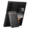 Чехол-подставка с отделениями для карт из кожи SUTENI для Samsung Z Fold 7/6/5