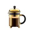 BODUM CHAMBORD French Press Coffee Maker, 500ml, Gold, Stainless Steel Filter, Glass Beaker, Immersion Coffee [Authentic] 1924-17
