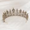Свадебная черная корона новая ретро барочная хрустальная корона аксессуары для волос