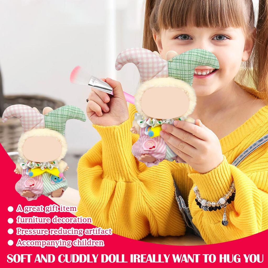 Милые плюшевые кукольные аксессуары для одежды Плюшевая кукла Подходящие подарки Мультяшная детская кукла Кукольная одежда
