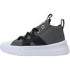 Chuck Taylor All Star Удобные Универсальные Мид-топ Детские Холщовые Кроссовки Детские Кроссовки Серый Черный A09340C