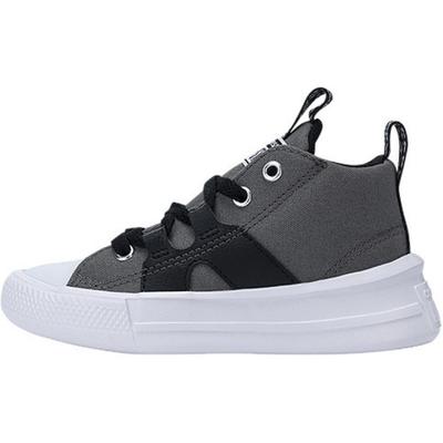 Chuck Taylor All Star Удобные Универсальные Мид-топ Детские Холщовые Кроссовки Детские Кроссовки Серый Черный A09340C