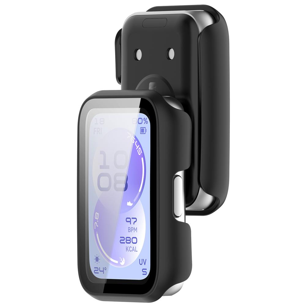 Smartwatch Protective Cover for Huawei band 11 /Huawei band 11 NFC PC Watch Case with Tempered Glass Anti-Fall Anti-Scratch Watch Case