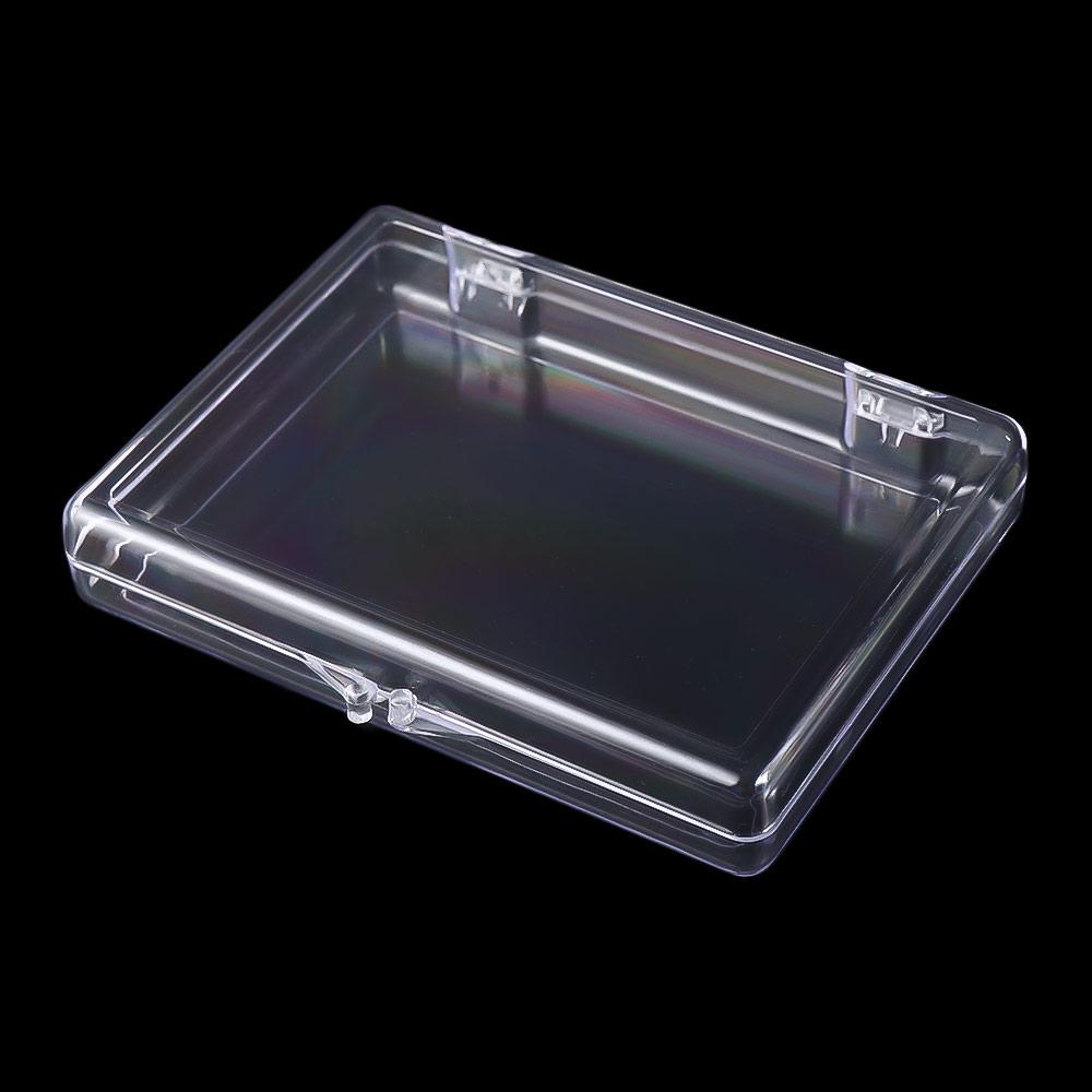Полка для хранения ногтей, прозрачная квадратная откидная коробка, контейнер для демонстрации типсов, органайзер для накладных ногтей