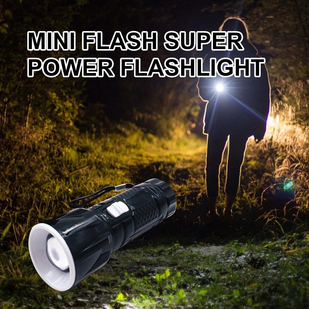 Flash Light Small EDC Flashlight, Super Bright Pocket Light, 1000 Lumens, USB-C Rechargeable, 300 Meter Lighting Range Ip65 Waterproof