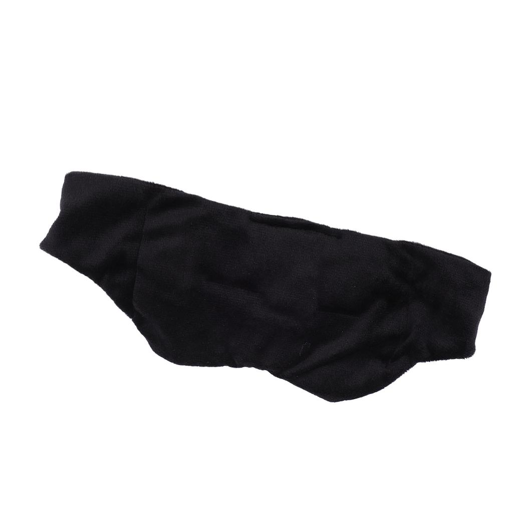 Sleeping Eye Cover Soft Comfortable Weighted Eye Cover Hook and   Fastener Closure for Nighttime