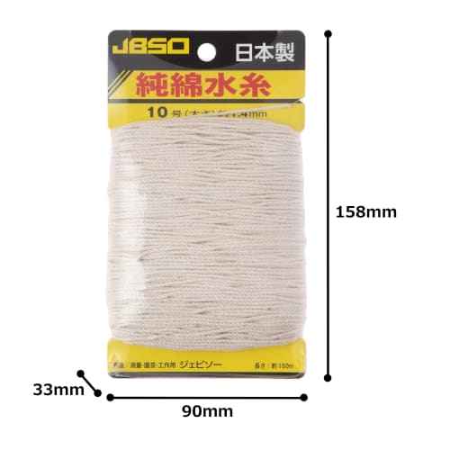 Хлопковая нить JBSO Water Thread, Размер 10, 100 м, Упаковка 10 шт.