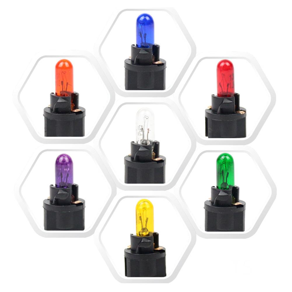 10 шт. T5 SMD LED Автомобильная лампа Автомобили Светодиод Измерительный прибор Панель приборов Лампочки Авто Внутренний Индикаторная лампа