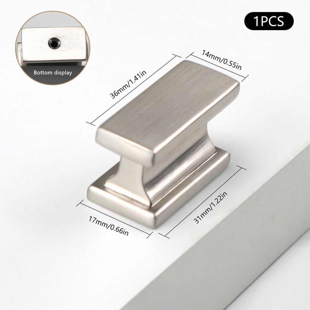 1/2 шт. Квадратные ручки для шкафа, ручки для ящиков, ручки для мебели для гардероба, дверная фурнитура, замена, черные/серебристые металлические ручки