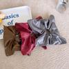 Korean Style Soft PU Scrunchies Elastic Retro Ponytail Holder Square Leather Hair Tie  Gifts