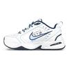 Air Monarch 4 Белый Синий Устойчивые к истиранию Низкие Кроссовки на массивной подошве Унисекс Белый Синий 415445-102(Команда47-М4)