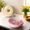 Snail Shape Vegetable Washing Basin Automatic Rotation Clean Fruit Storage Basket  Fruit Strainer