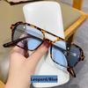 Fashion Vintage Square Sunglasses Woman Brand Retro Small Frame Sun Glasses Female Double Bridges Design Eyeglasses UV400