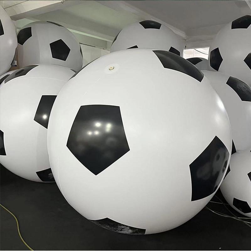 Colorful Inflatable PVC Football Toy for Kids - Outdoor Beach Play