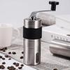 Silver Coffee Grinder Mini Stainless Steel Hand Manual Handmade Coffee Bean Burr Grinders Mill Kitchen Tool Crocus Grinders