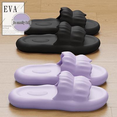 Женские летние нескользящие тапочки с эмодзи какашки для ношения в помещении/на улице