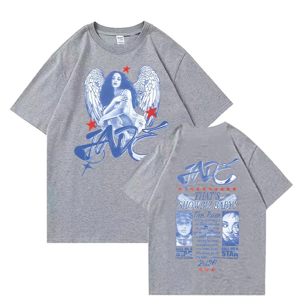 ThatS Showbiz Baby Tour 2026 Dateback Tee Jade Thirlwall Tshirts Summer Cotton High Quality New Punk Ropa Top Unisex
