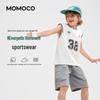 Летний модный костюм для мальчиков MOMOCO