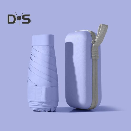 Мини-зонт с защитой от УФ-излучения, портативный солнцезащитный зонт, ветрозащитный, легкий, водонепроницаемый, складной зонт от солнца и дождя, карманный дорожный зонт