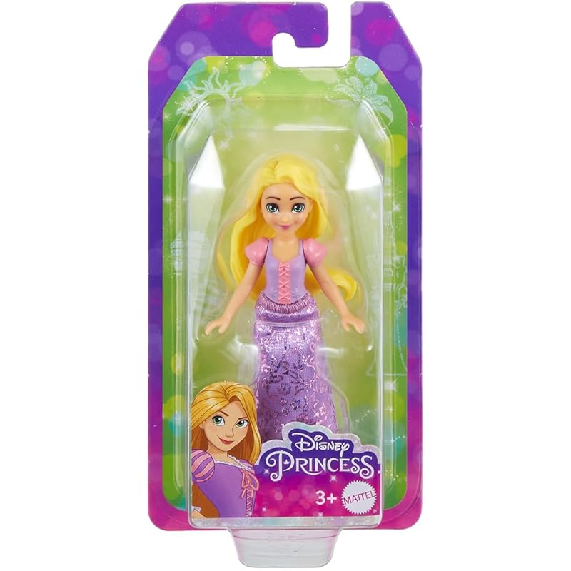 Mattel Принцесса Диснея Рапунцель (Мини-кукла) [Кукла для переодевания] [Возраст 3+] [Подарок] HLW70