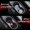 2pcs PVC Car Coasters Anti-Slip Drink Holder Car Interior Accessories Car Bottle Holder