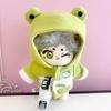 Animal Hoodie for 10cm Doll, Green (Frog) - Plush Clothes, Kigurumi Accessories, Otaku Activities, Doll Mascot, K-Pop Doll Costume [Used]