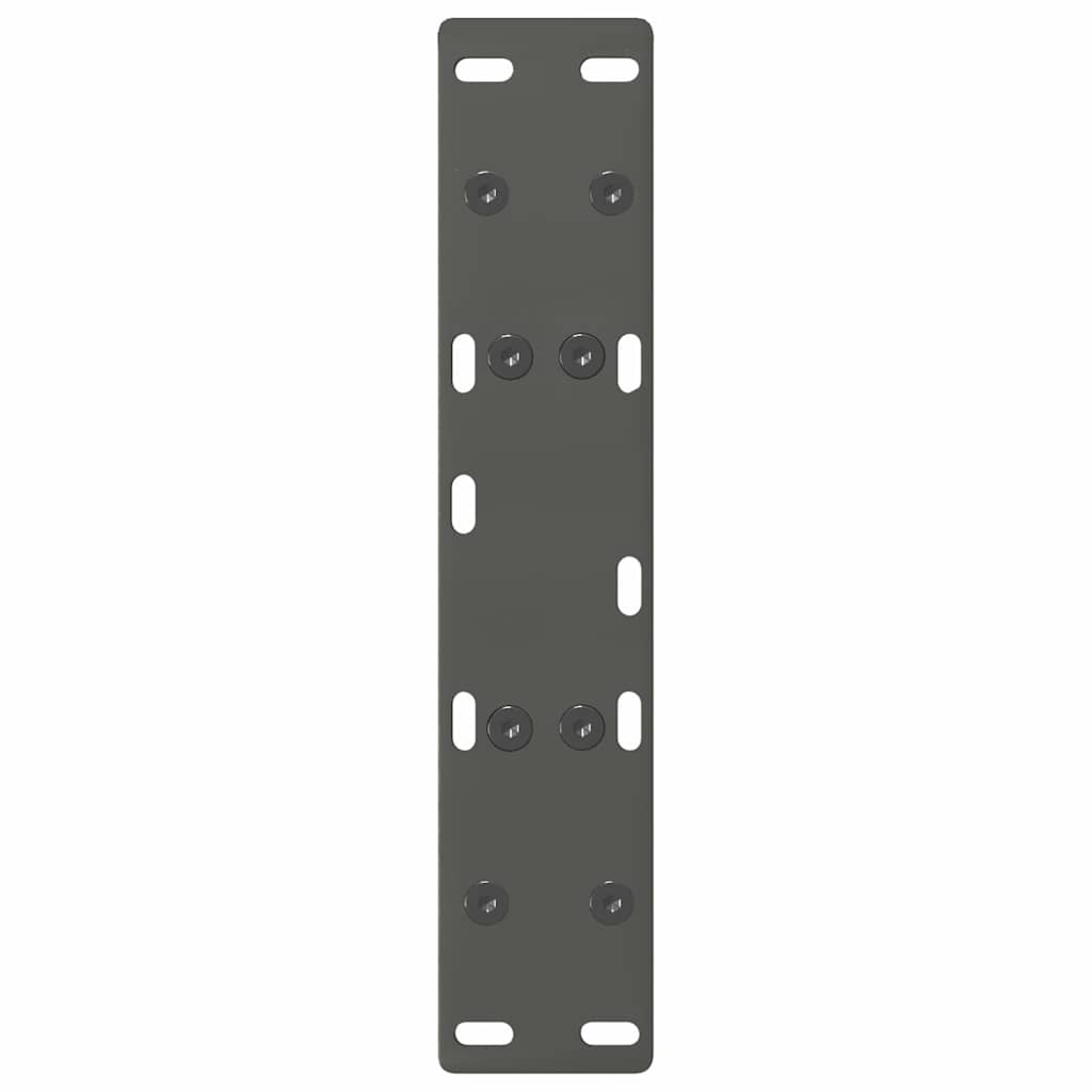 Vidaxl Nogi Do Stolika Kawowego, 2 Szt., Antracyt, 30X(30-31) Cm, Stal