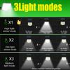LED Split 3 Modes Solar Light Outdoor Waterproof with Motion Sensor Floodlight Remote Control 3 Modes for Patio Garage Backyard
