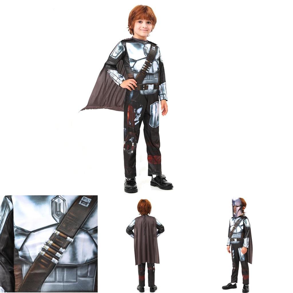 Костюм галактического охотника за головами Мандалорца для детей на Хэллоуин, косплей-наряд