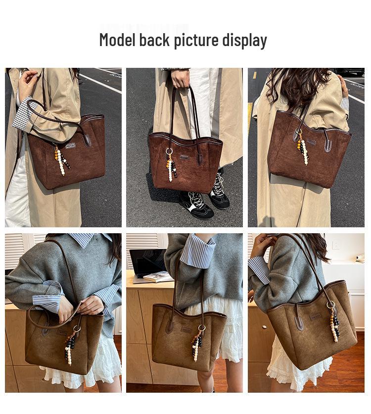 Women's Large Capacity Leopard Print Tote Bag - 2025 Autumn/Winter Edition