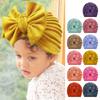 Baby's Headwear Toddler Kids Baby Boys Girls Solid Color Bow Hat Headwear Accessories
