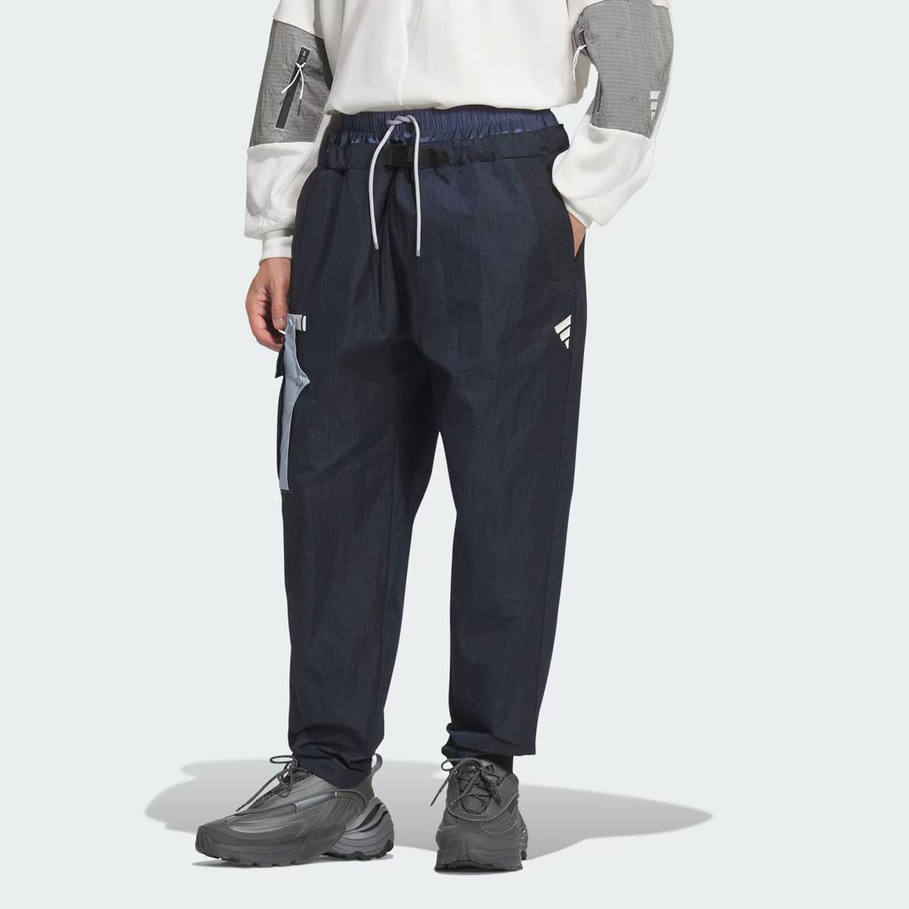 Adidas Fos Future Style Woven Joggers Unisex Joggers Aurora-Ink-Blue Bright-White JM8637