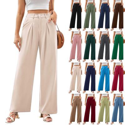 Женские рабочие дорожные деловые темпераментные свободные повседневные формальные костюмные брюки