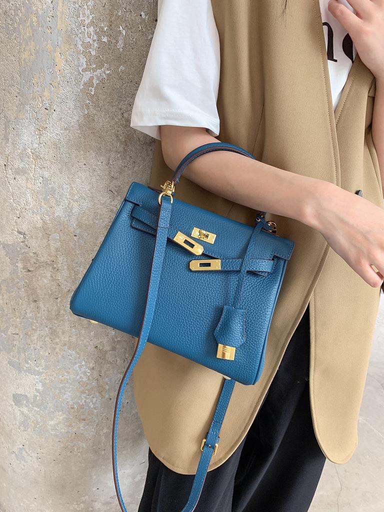 Сумка из натуральной кожи женская мягкая кожаная большая новая модная и универсальная сумка из коровьей кожи с узором личи, верхний слой, сумка через плечо