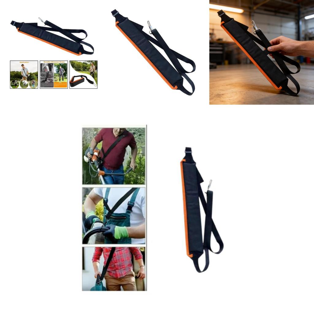 Gardening Equipment Single Shoulder Harness With Highstrength Hook For Trimmer Accessories