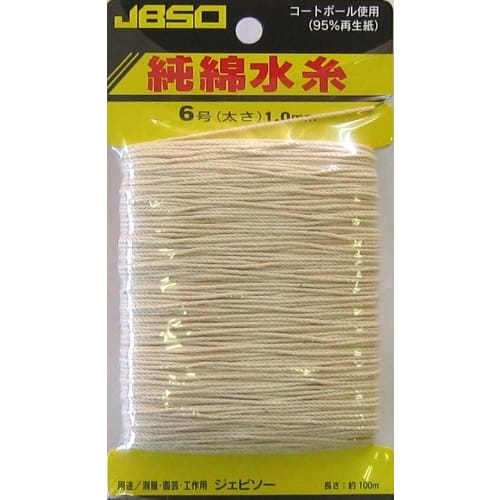 Okamura Giken JBSO Чистый хлопок Водяная нить Кардочесальная ровница, 100 м, Размер 6