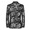 2024 Fashion New Men's Casual Boutique Business Bronzing Design Evening Dress Suit / Male Slim Fit Blazers Jacket Coat