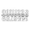DIY Clock Numerals Parts Gold Plastic Roman Numerals