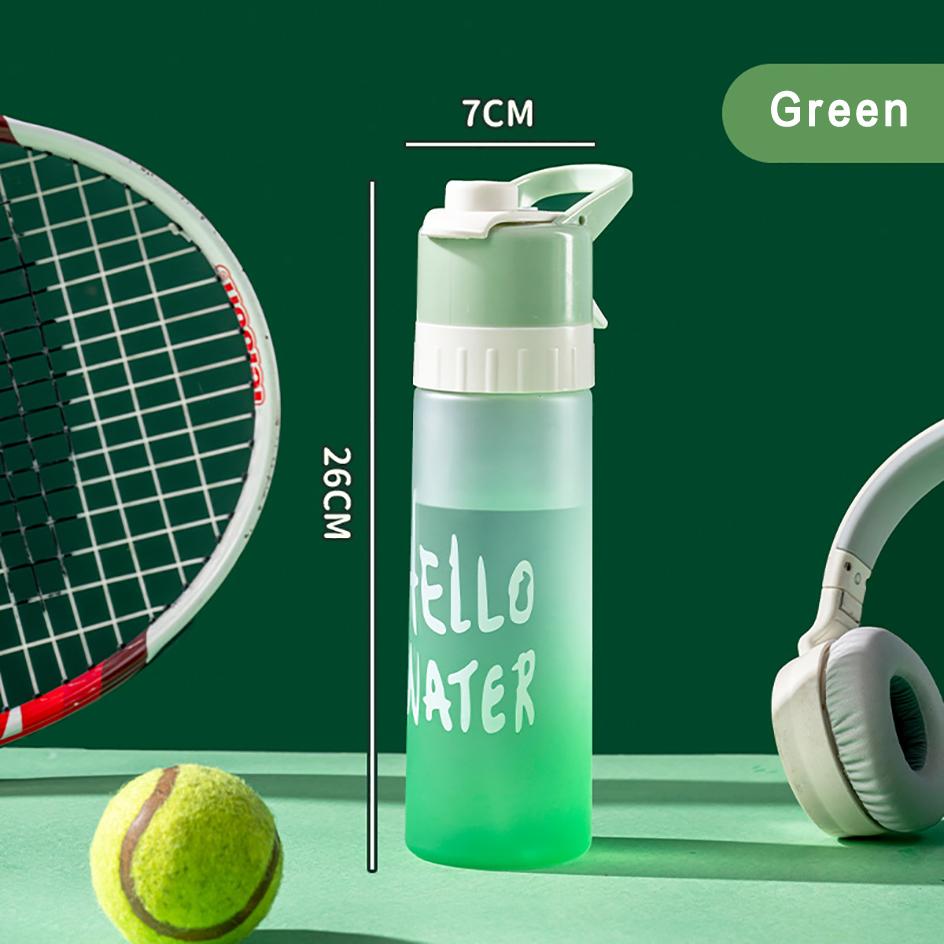 Spray Fog Water Bottle Roomy Male And Female Active Food Grade Students Cool Down Lightweight to Carry Canteen Spray Cup