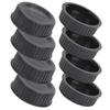 8-Pack Lens Rear Cover Body Caps for Nikon F-Mount Camera Lenses, Hard Plastic, Lightweight, Strong, and Expensive