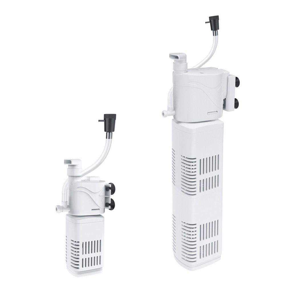 Фильтрация Фильтр для аквариума Бесшумный аэратор кислорода воздуха 3 в 1 Фильтр для аквариума для аквариума