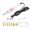 Набор аппликатора для страз Инструмент Hotfix для рукоделия Одежда Ткань Одежда с 7 насадками, Машина для установки страз Hot Fix, Установщик страз Нагрев (US Plug)