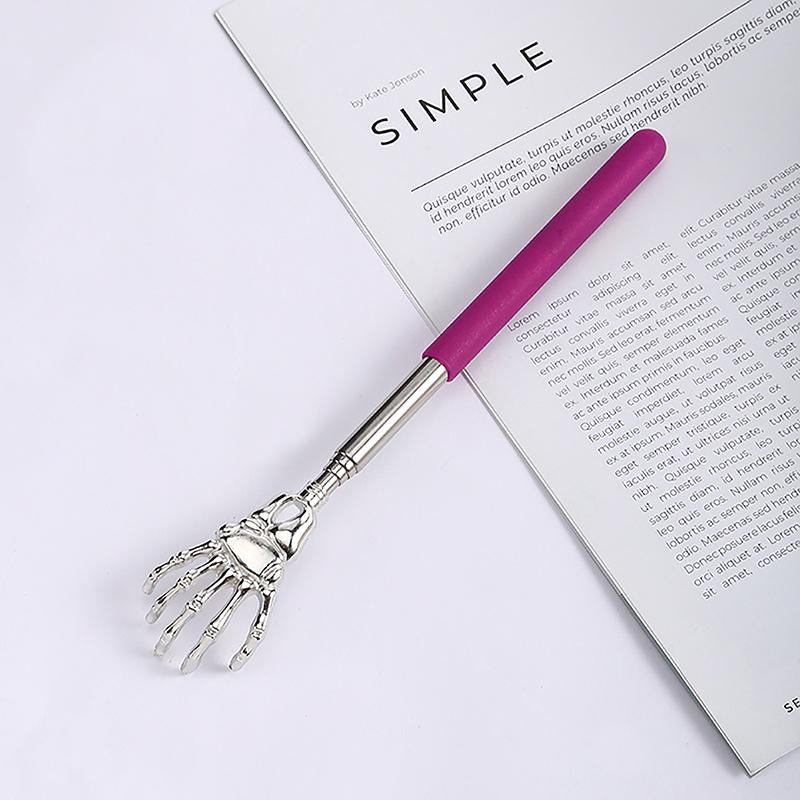 Скребок для спины из нержавеющей стали, телескопический скребок для зуда спины для стариков, легкий массаж, товары для здоровья старика, счастья и расслабления