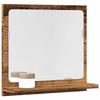 VidaXL Bathroom Mirror Cabinet Old Wood Engineered Wood, Mirror Cabinet, Mirror with Shelf, Shelf of 856187