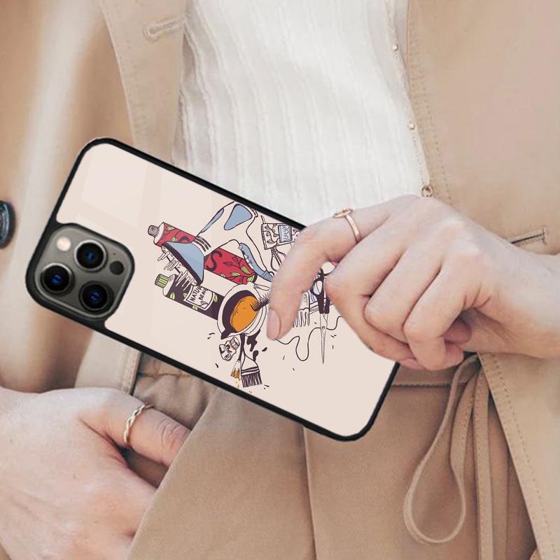 Чехол для телефона с магнитом для парикмахера парикмахера для APPLE iPhone 17 Air 16 14 13 12 Pro Max 15 Plus Беспроводная зарядка MagSafe Чехол