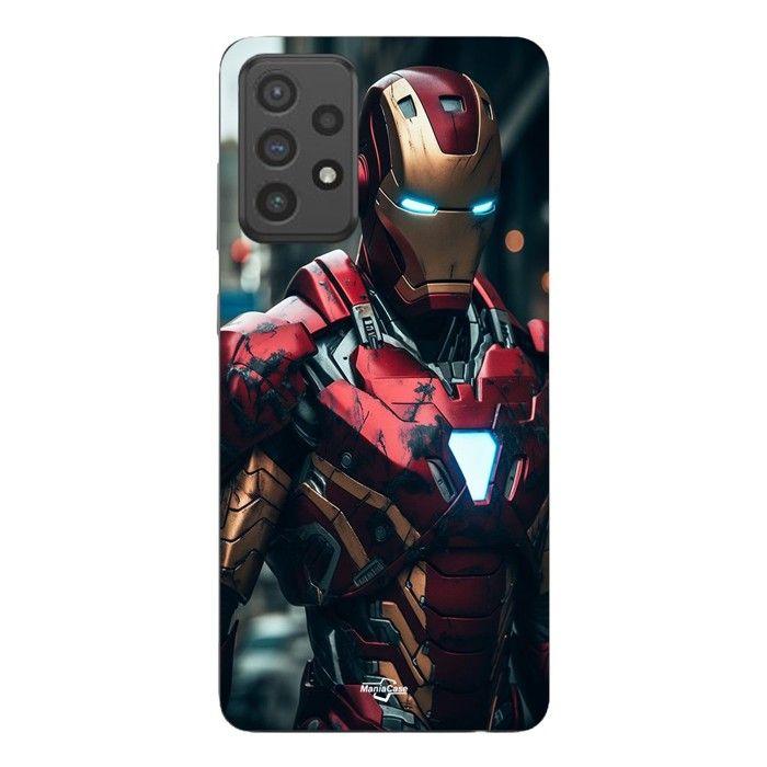 Coque de téléphone - MANIACASE - Samsung Galaxy A33 5G - Iron Man combat - Silicone TPU - Souple