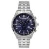 Eco-Drive Chronograph Stainless Steel Blue Dial AT2570-56L 100M Men's Watch
