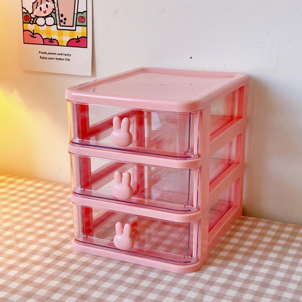 Простой ящик для хранения канцелярских принадлежностей и косметики для письменного стола и общежития